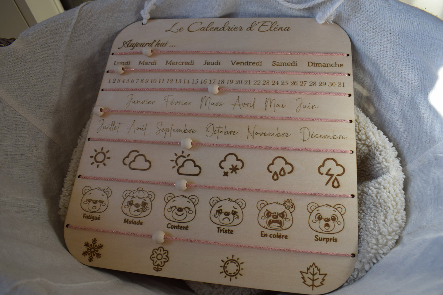 Calendrier MONTESSORI
