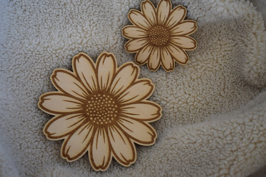 Décoration murale en bois personnalisée - Nuage / Fleurs