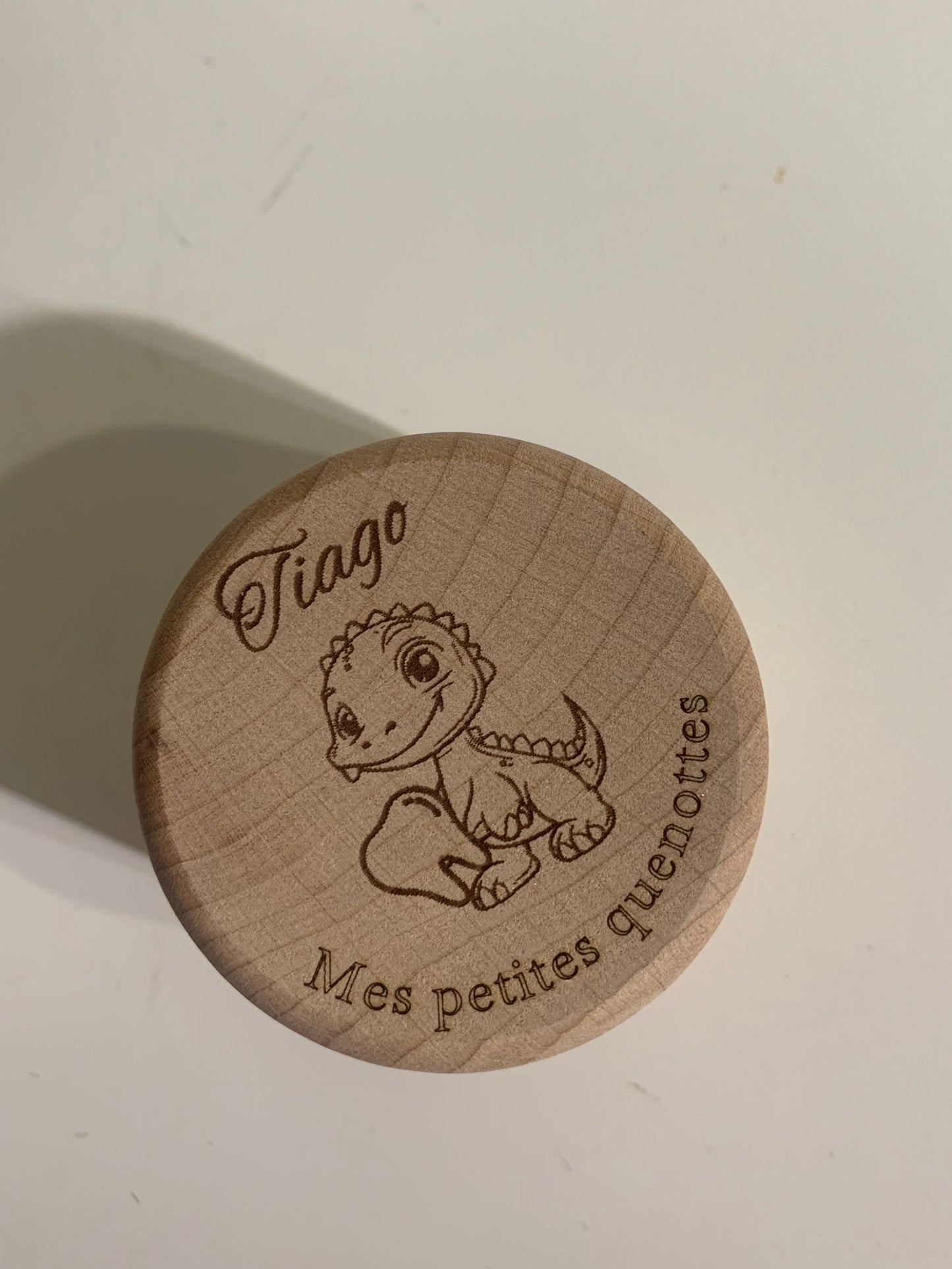 Boite à dents de lait - Personnalisée thème Dinosaure