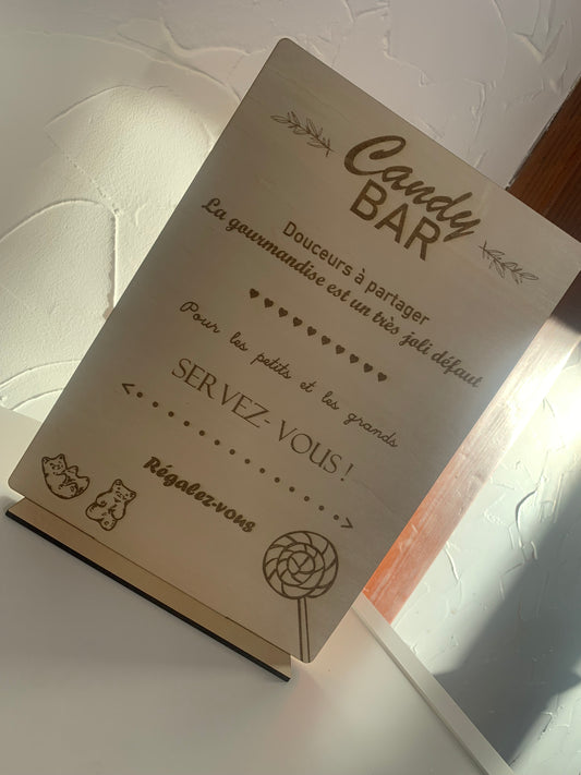 Tableau Candy Bar Olivier