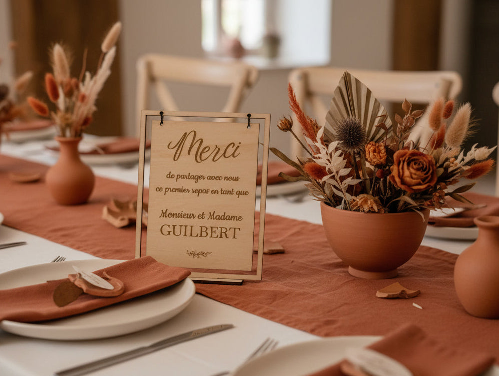 Tableau suspendu Menu