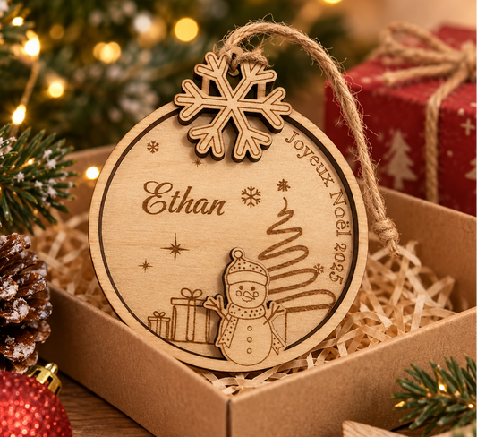 Boule de noël Bonhomme de neige