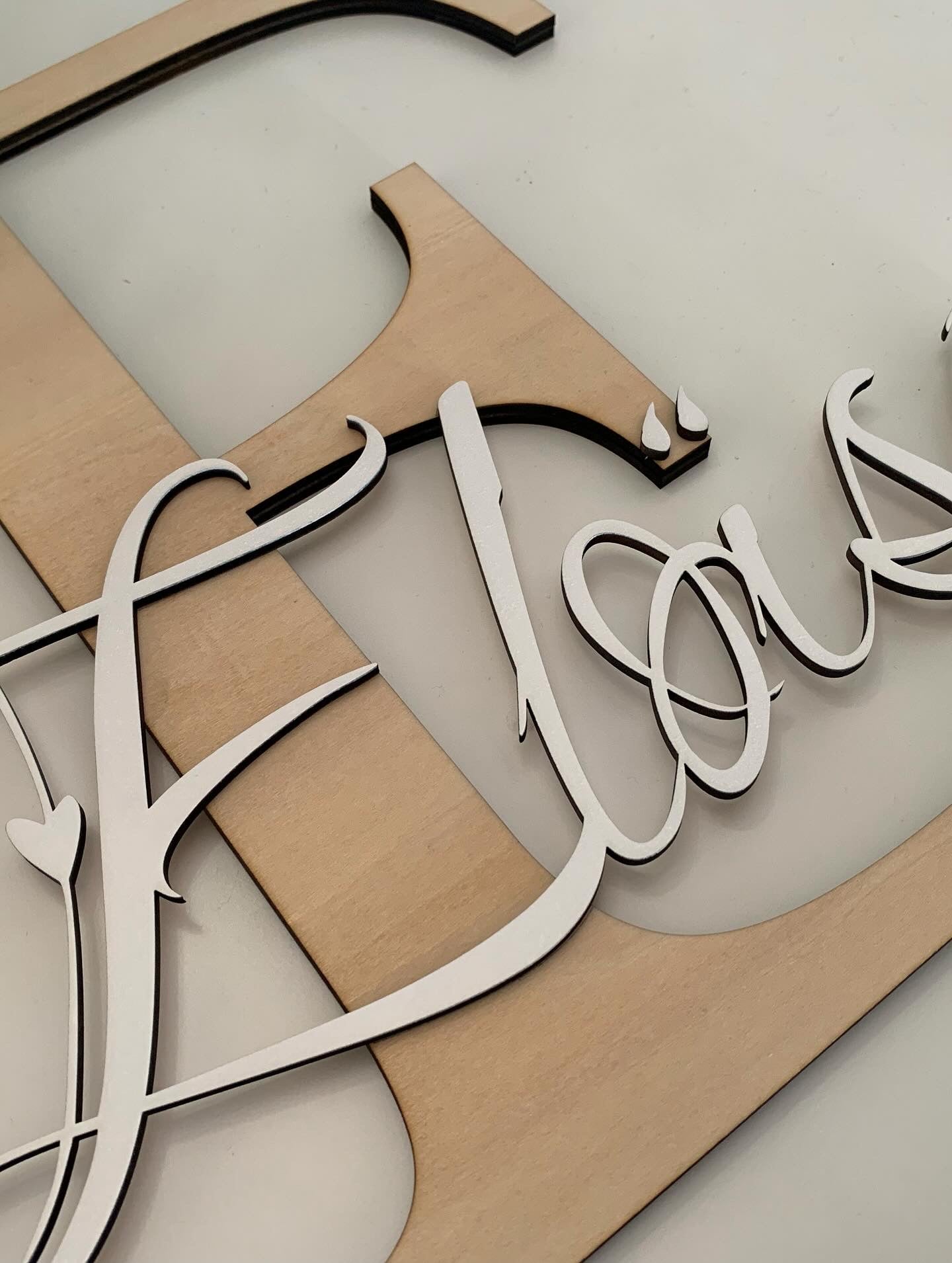 Pancarte Lettre Prénom