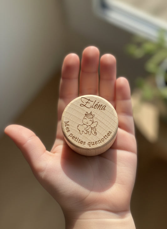 Boite à dents de lait - Personnalisée thème Licorne