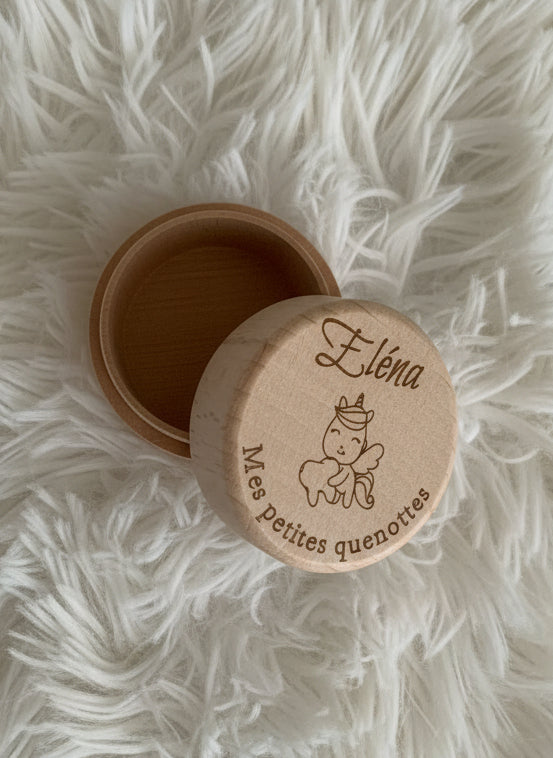 Boite à dents de lait - Personnalisée thème Licorne