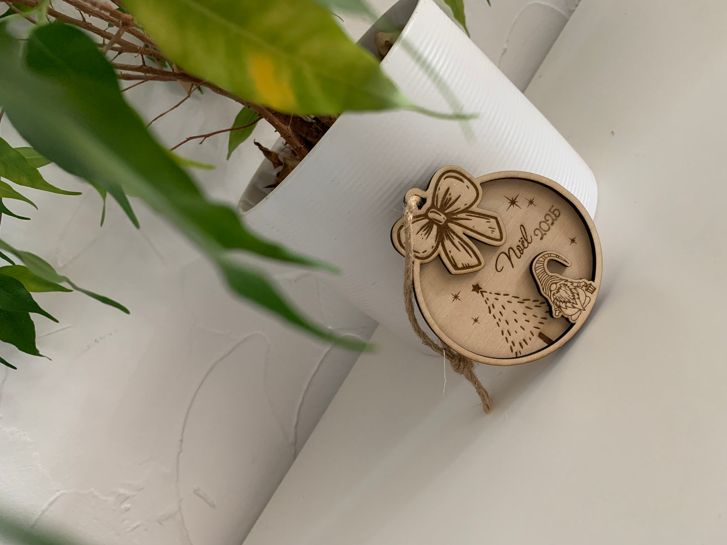 Boule de Noël noeud / lutin