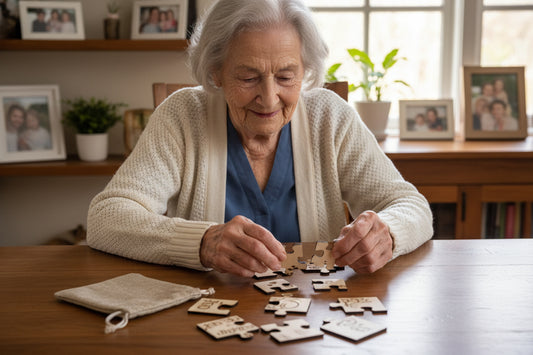 Puzzle en bois gravé – Message & annonce personnalisée