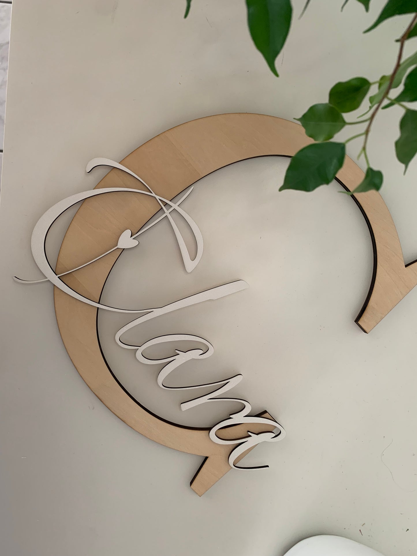 Pancarte Lettre Prénom