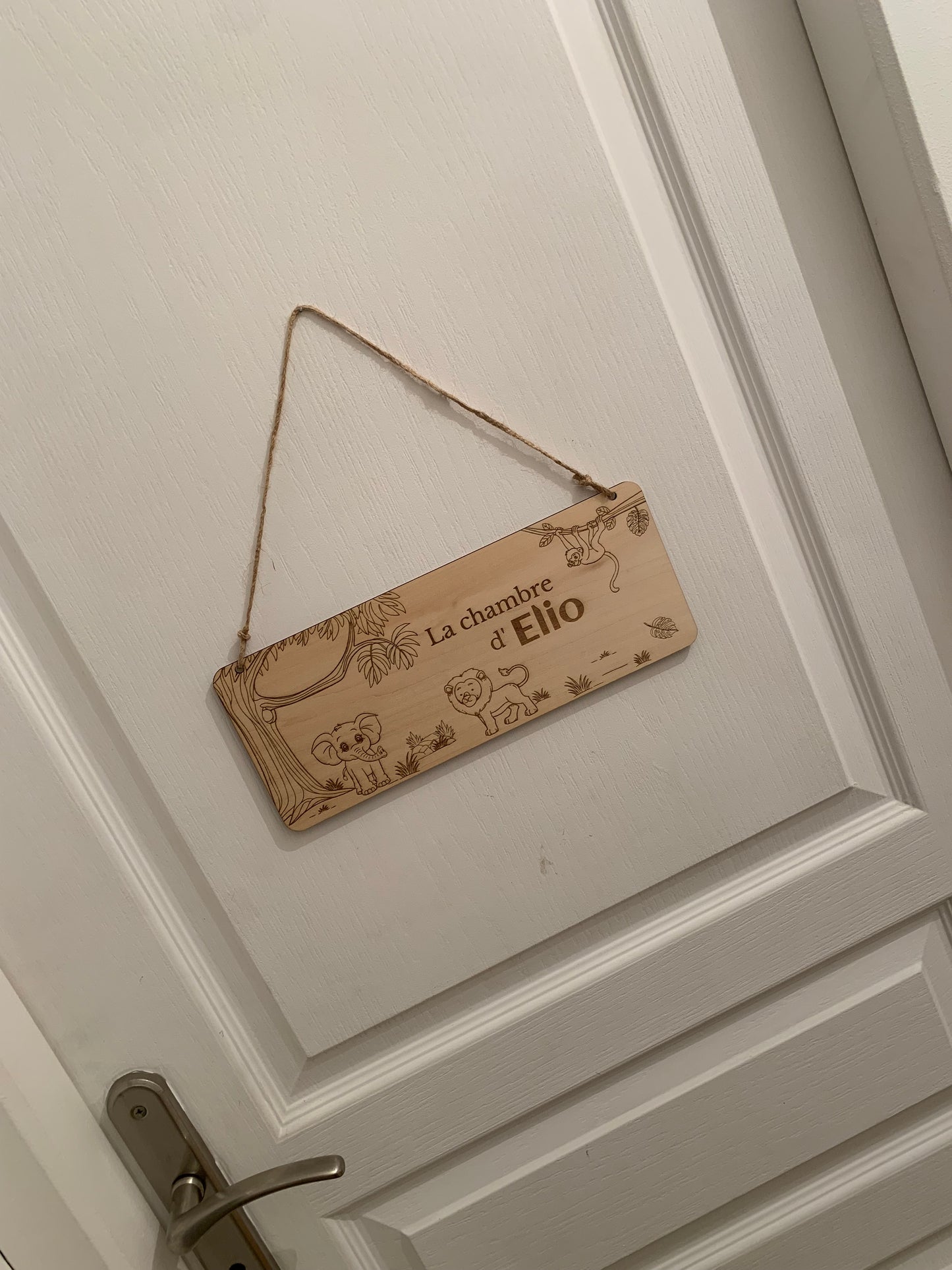 Pancarte de Chambre Jungle