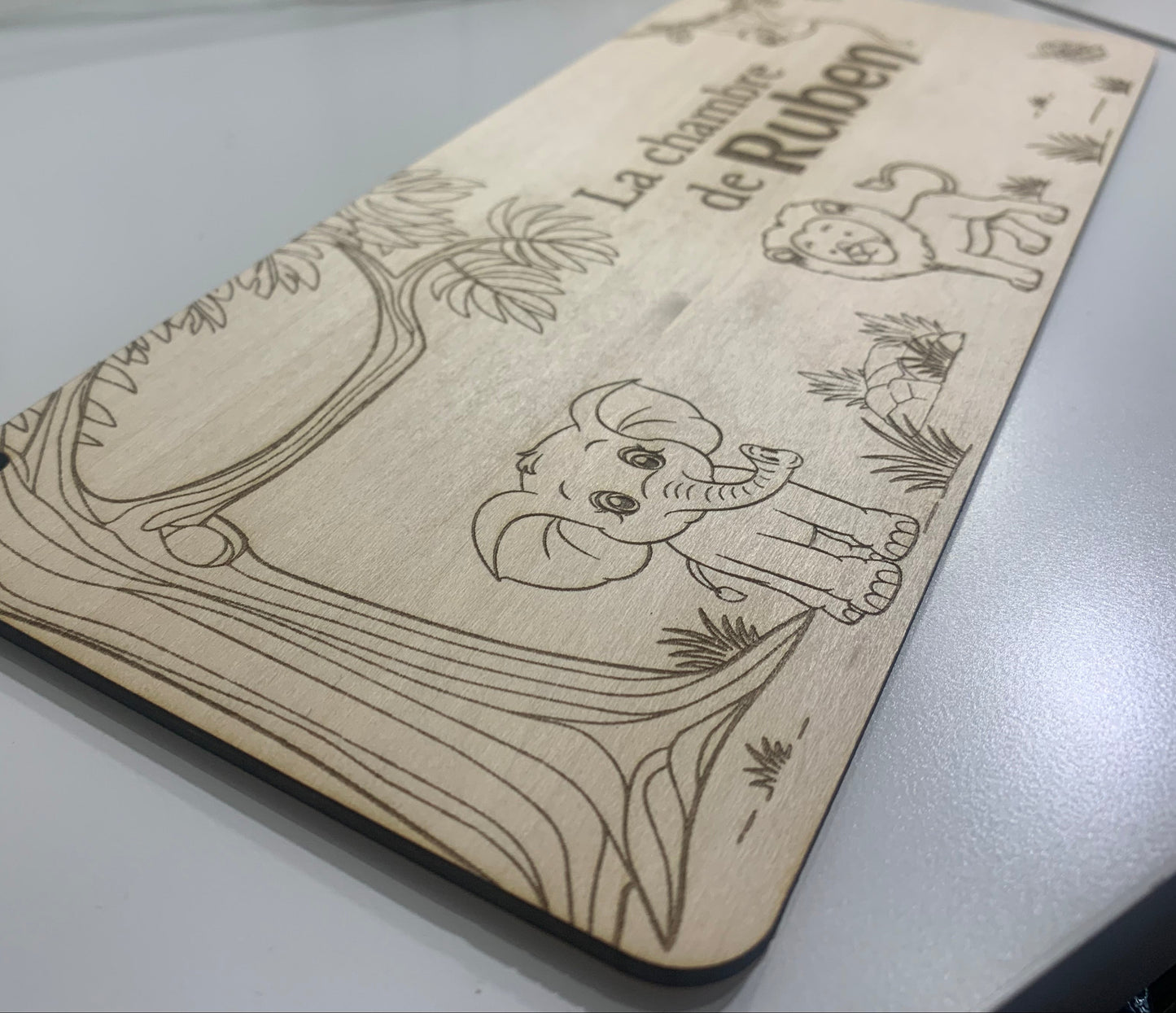 Pancarte de Chambre Jungle