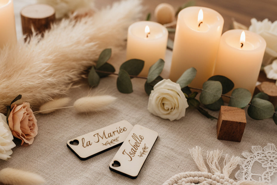 Marque-place rectangle