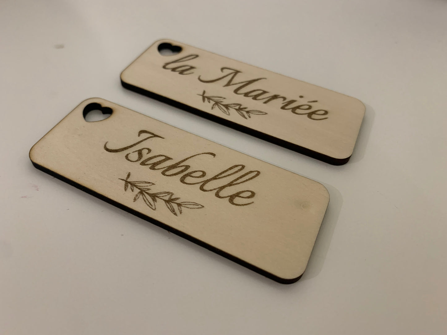 Marque-place rectangle