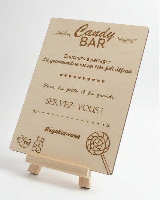 Tableau Candy Bar Olivier