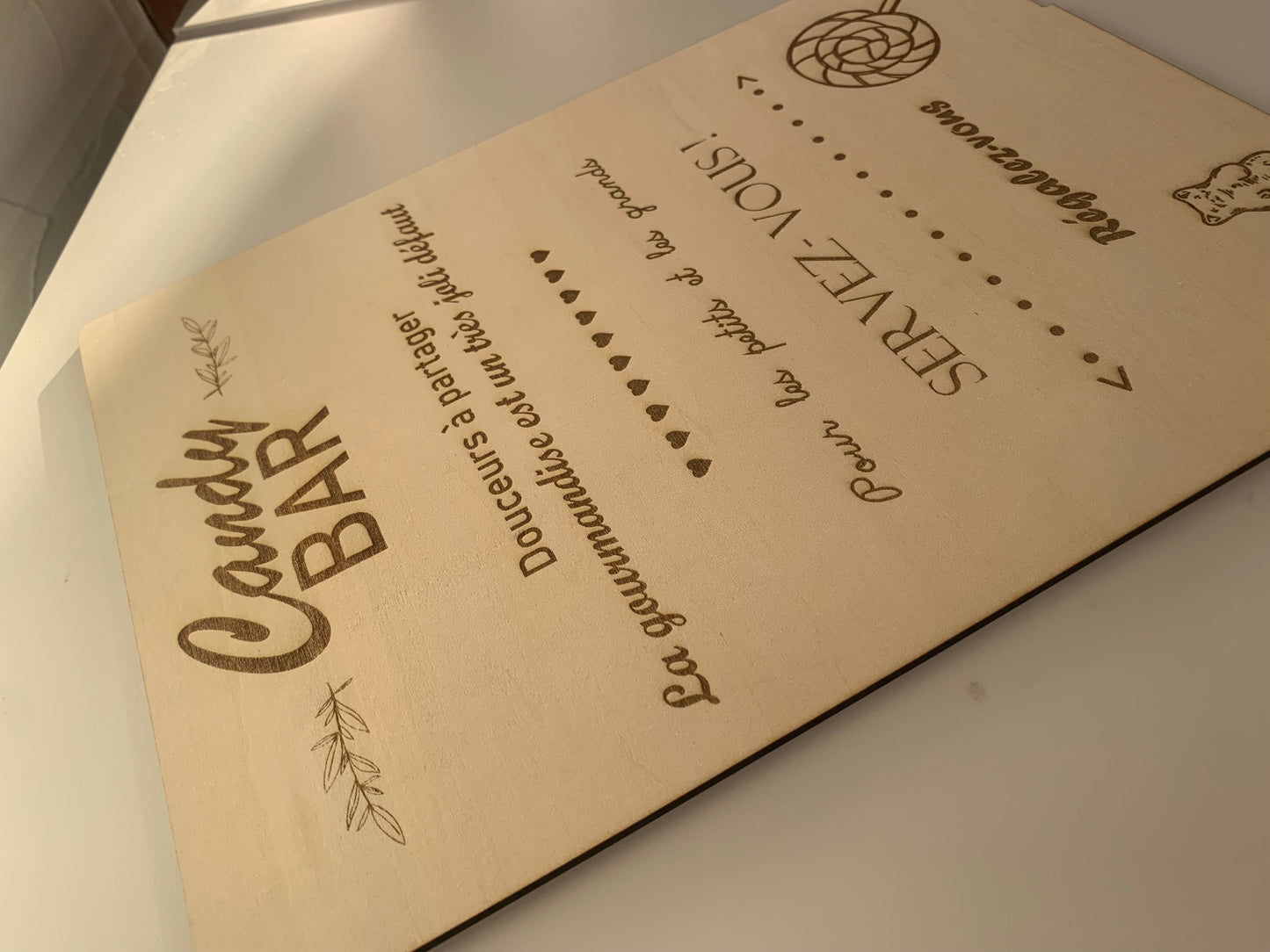 Tableau Candy Bar Olivier