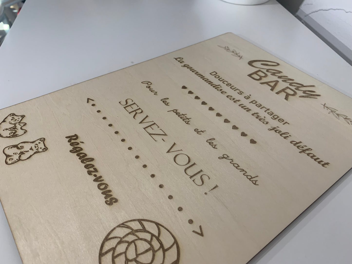 Tableau Candy Bar Olivier