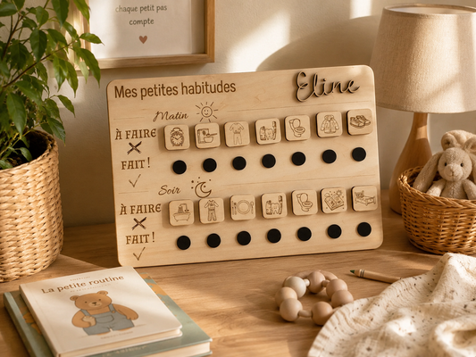 Tableau habitudes MONTESSORI