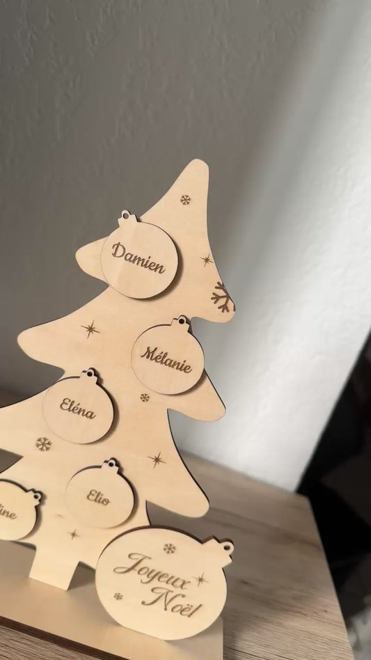 Sapin de Noël prénoms